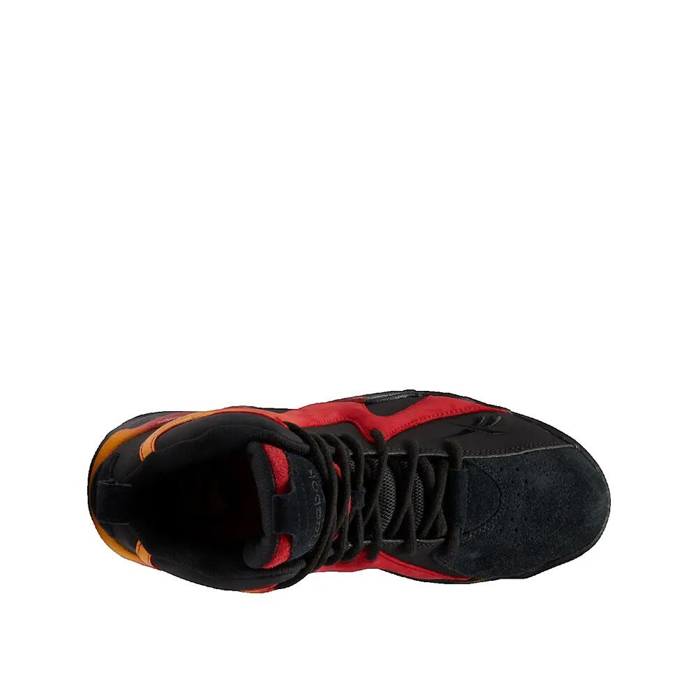 Zapatillas de baloncesto Reebok Kamikaze II Negro/Rojo Flash/Oro Semi Solar 2/3