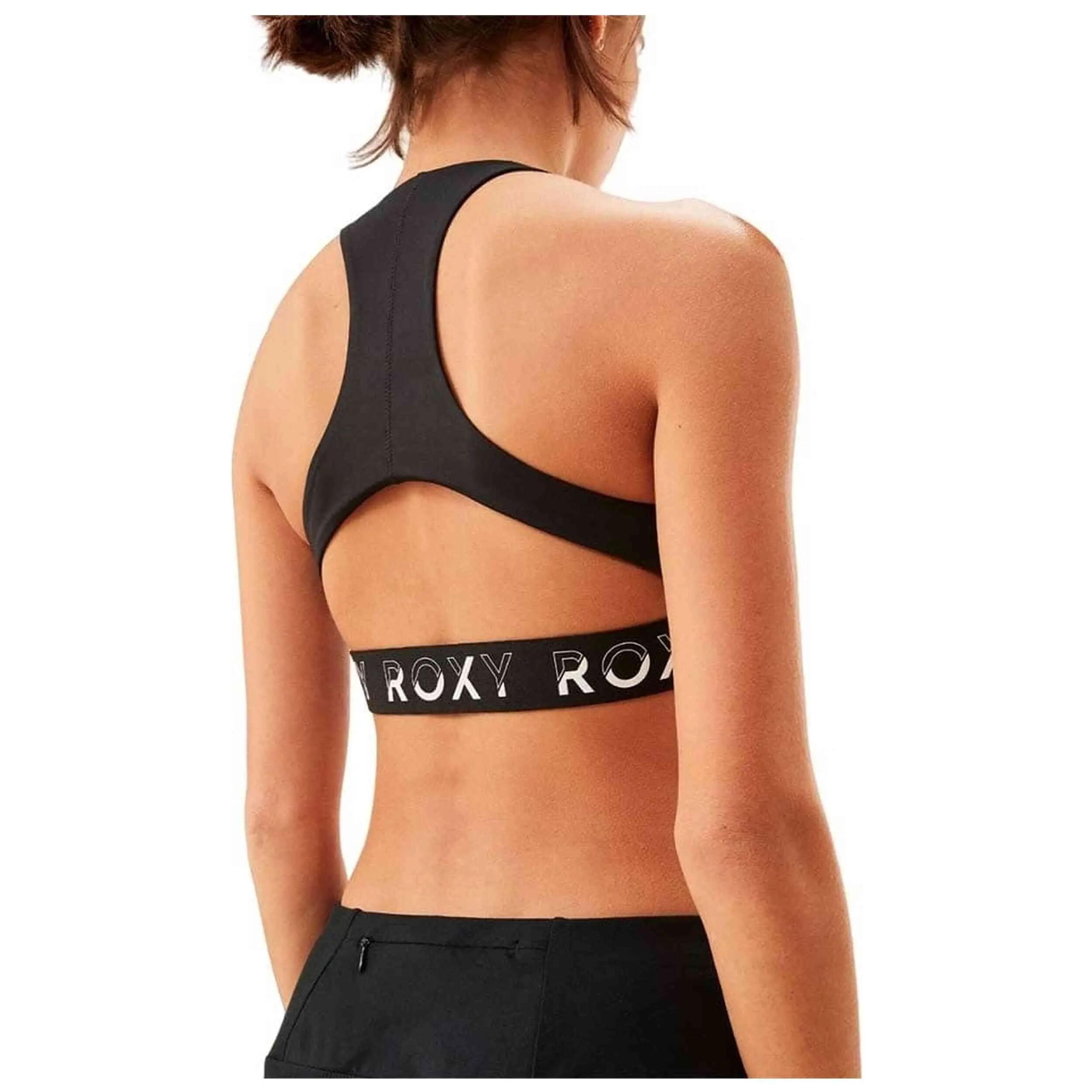 Top Roxy modello Top Roxy Bold Moves Sport negro blanco per donne 3/3