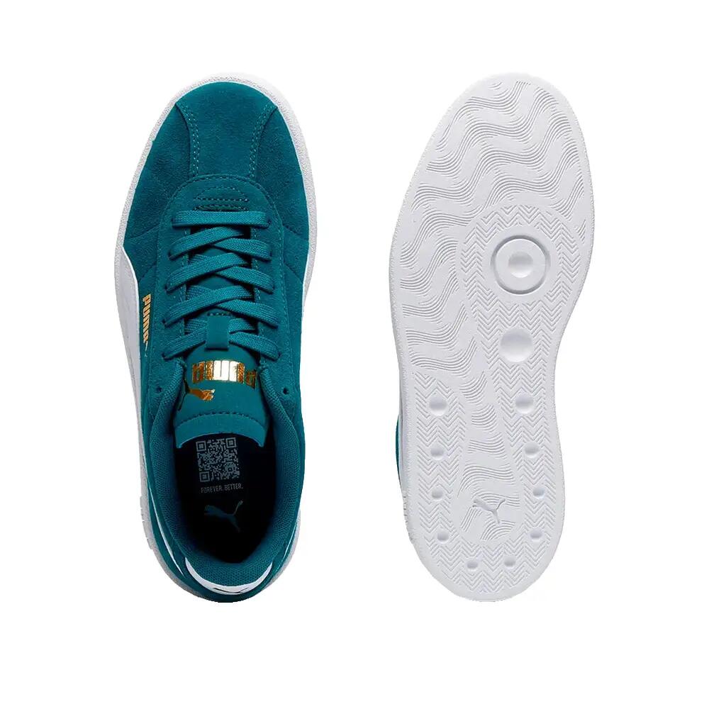 Kinderschuhe PUMA Club II Grün Émeraude/Weiß 5/6