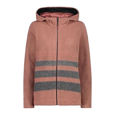 Dames gebreide hoodie met rits cmp