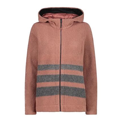Zip-Hoodie Wooltech Damen CMP