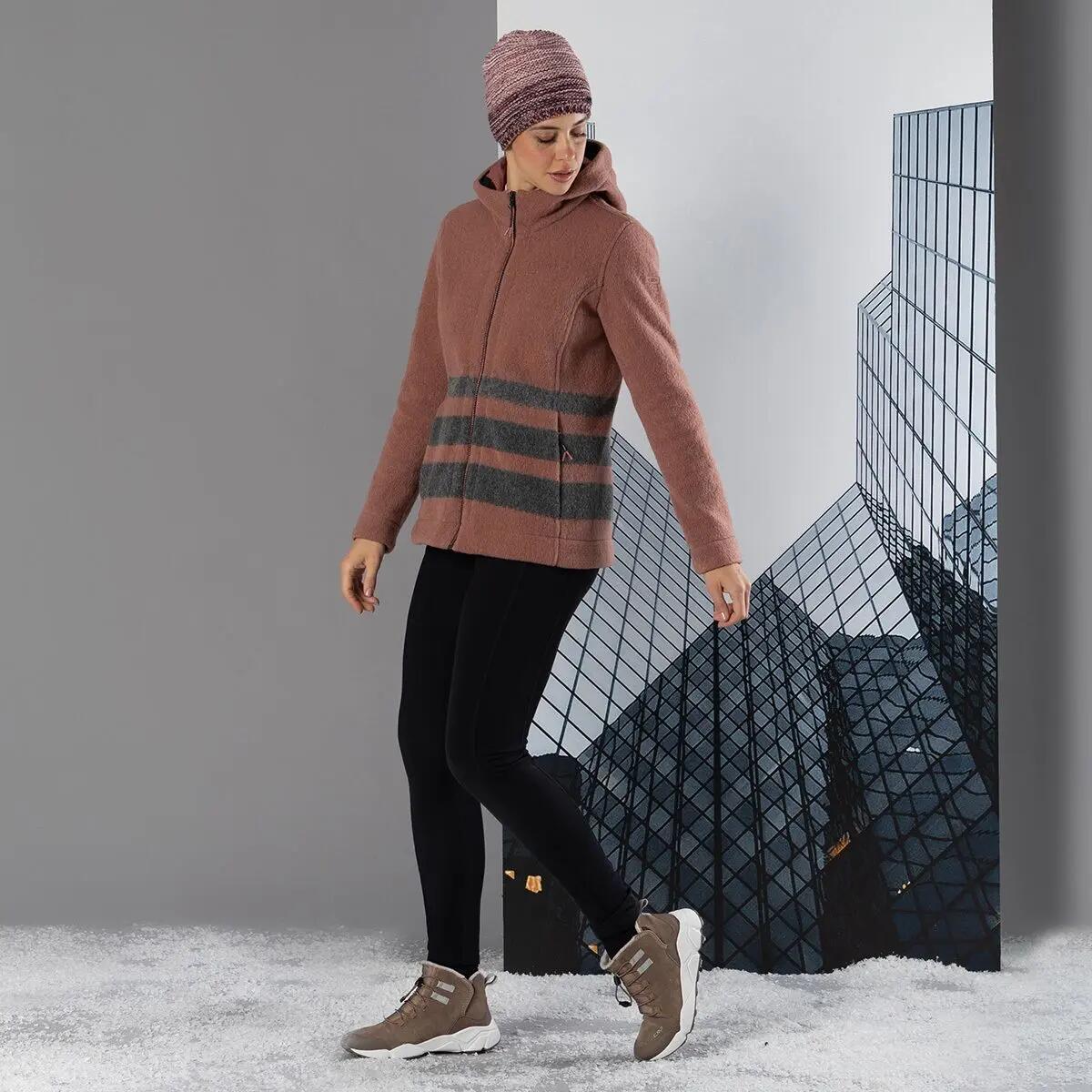 Sweatshirt à capuche wooltech zippé femme CMP 3/3