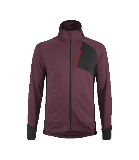 M ZIP-HOODY TECH-MERINO