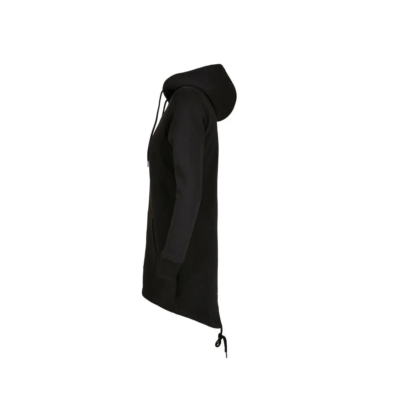Dames lange hoodie met rits Build Your Brand 4/5