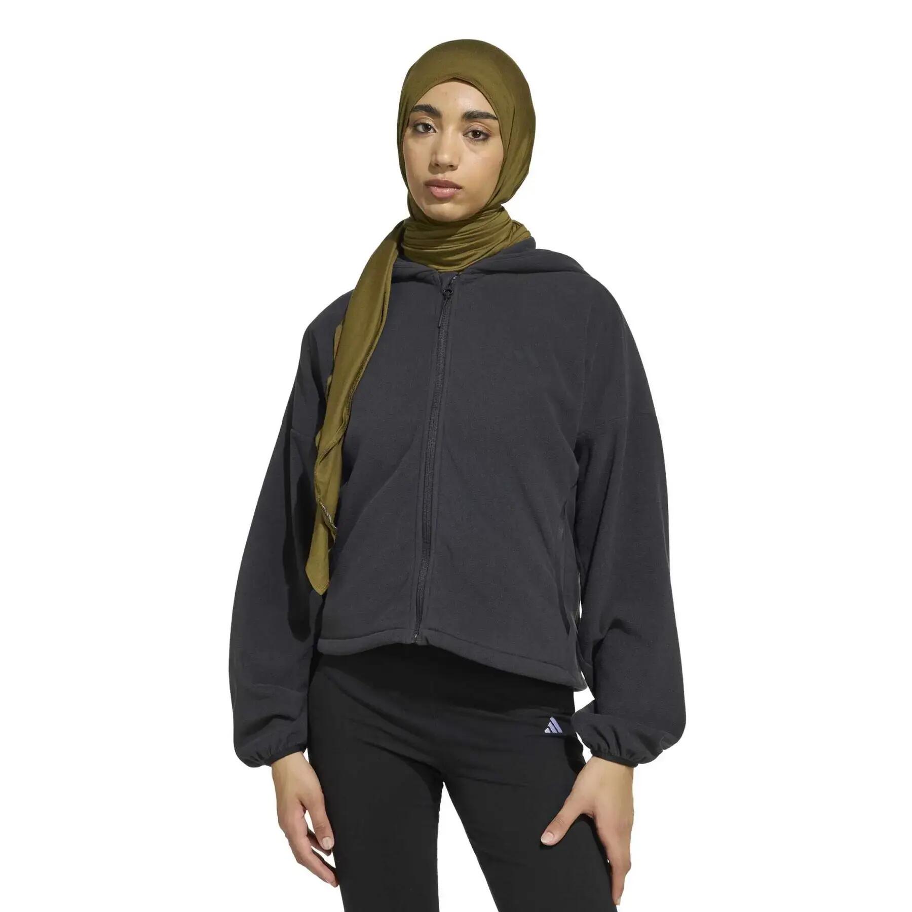 Polaire zippé femme adidas City Tech Fleece 2/6