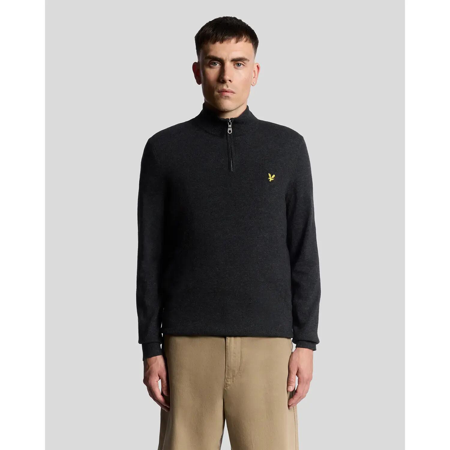 Pull Col zippé Lyle & Scott Lambswool 2/6
