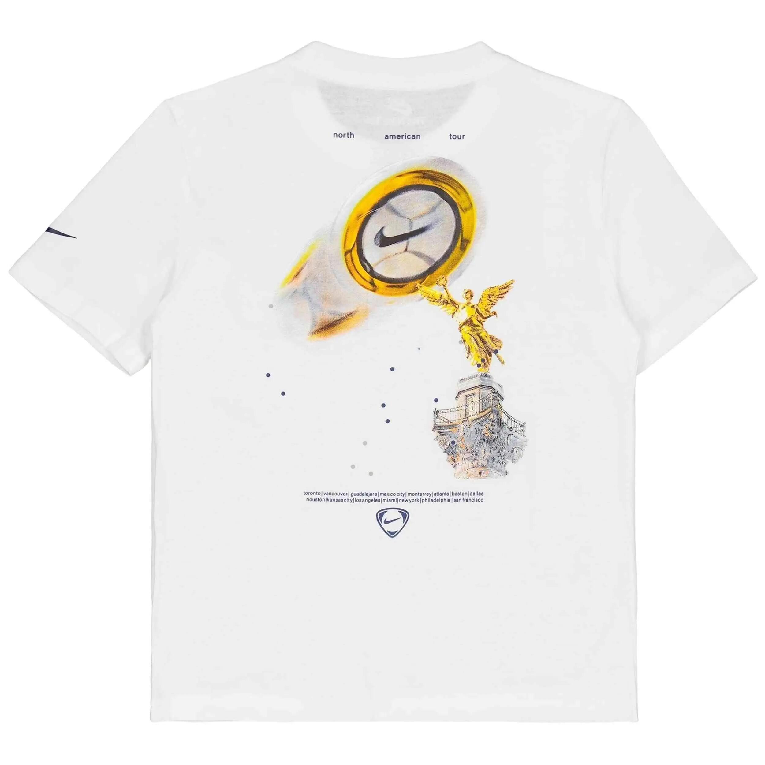 T-shirt Nike modèle T Shirt Ragazzi "World Cup Graphic Bian pour unisexe enfants 4/4