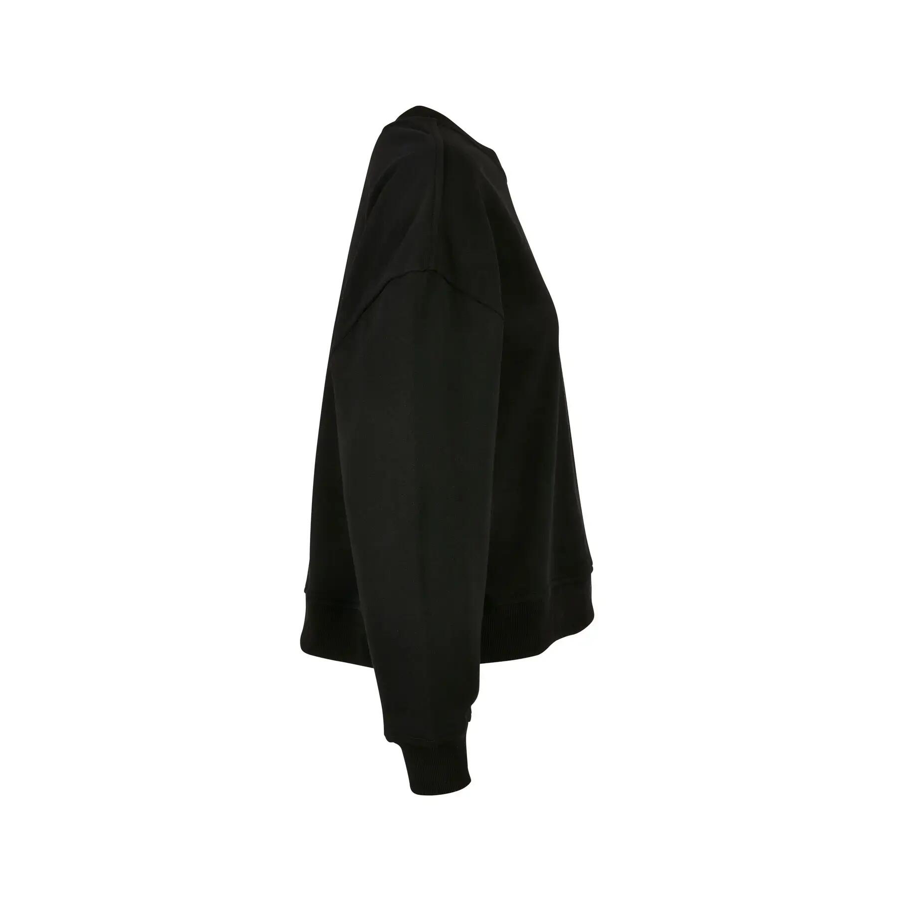 Sweatshirt col rond femme Build Your Brand Oversized 3/4