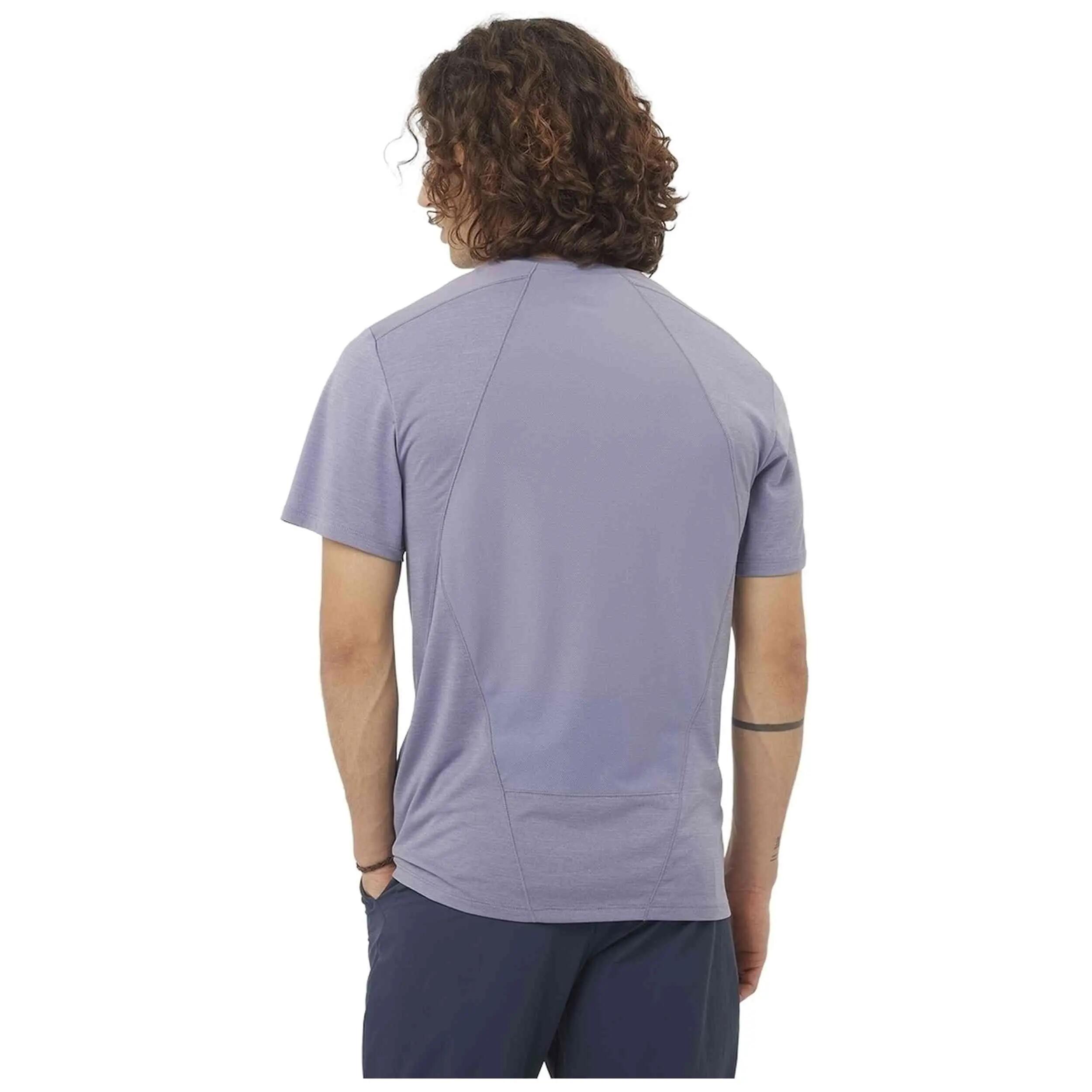 Kurzarmshirt Salomon Modell OUTLINE für männer 2/5