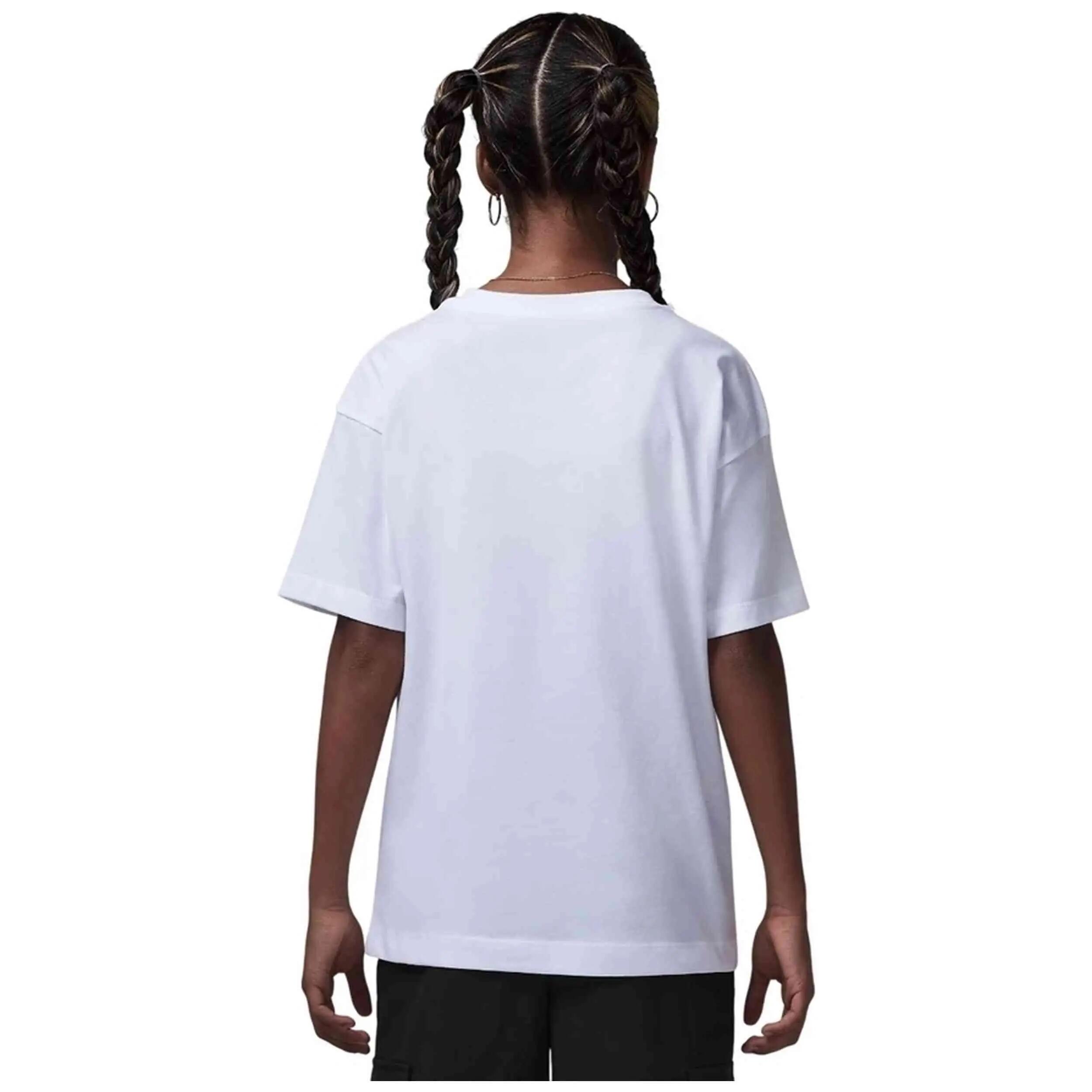 Camiseta de manga corta Jordan modelo 45D523-001 para niñas 2/5
