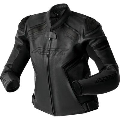 Giacca da moto in pelle da donna RST S1 D3O