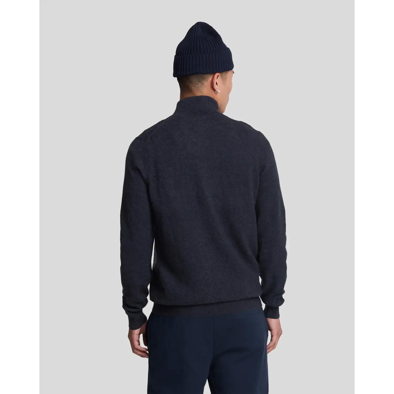 Pull zippé en laine Lyle & Scott Blend 5/6