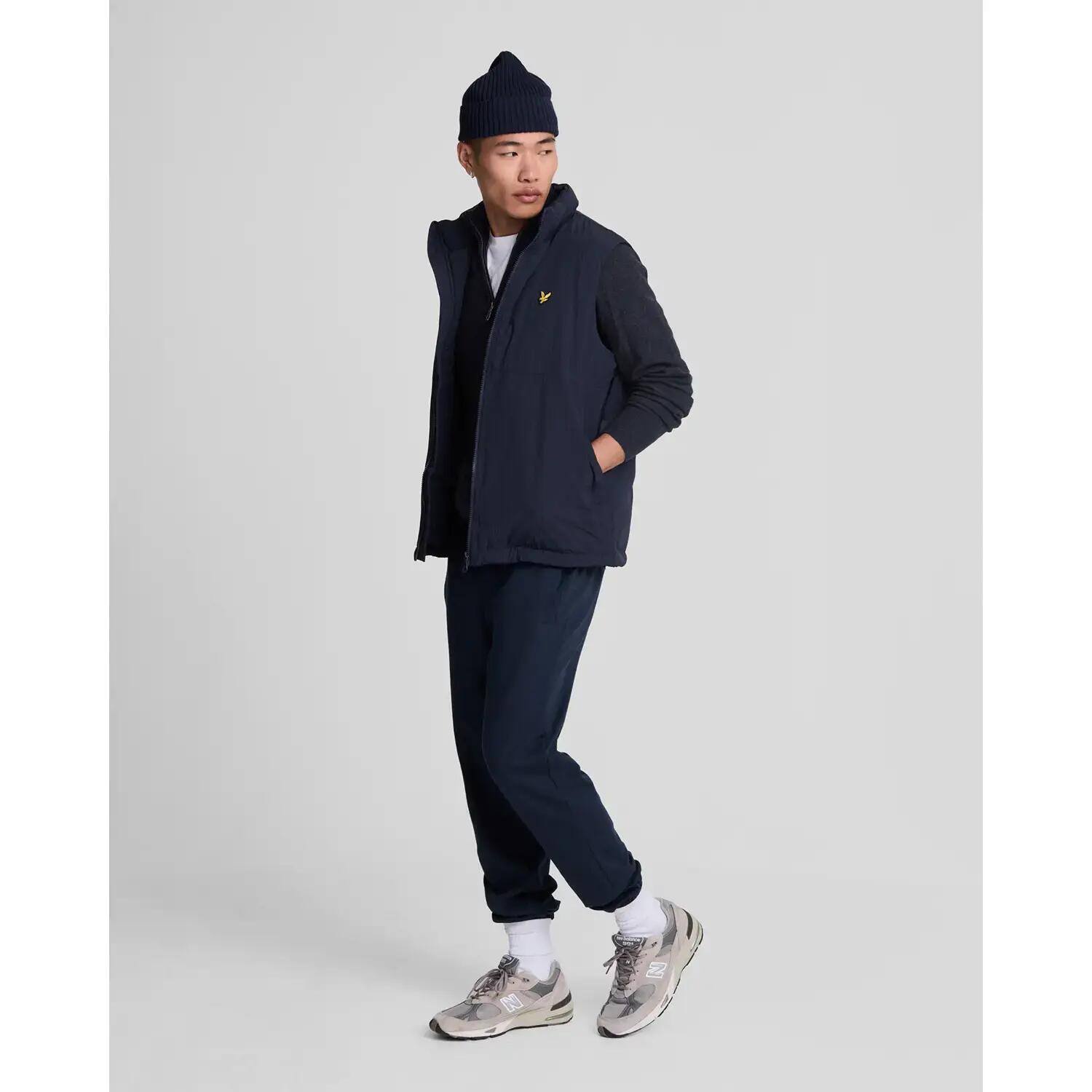 Pull zippé en laine Lyle & Scott Blend 4/6