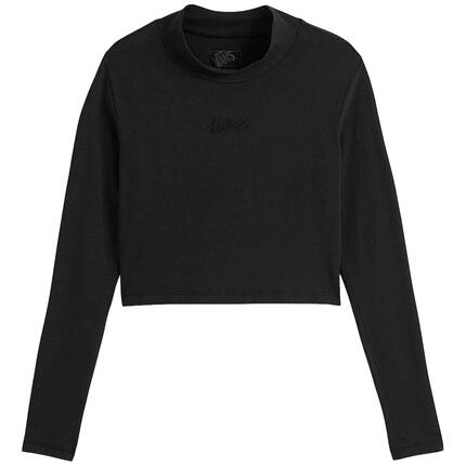 Camiseta de manga larga Vans modelo Camisetas Vans Script Mini Mock L para mujer