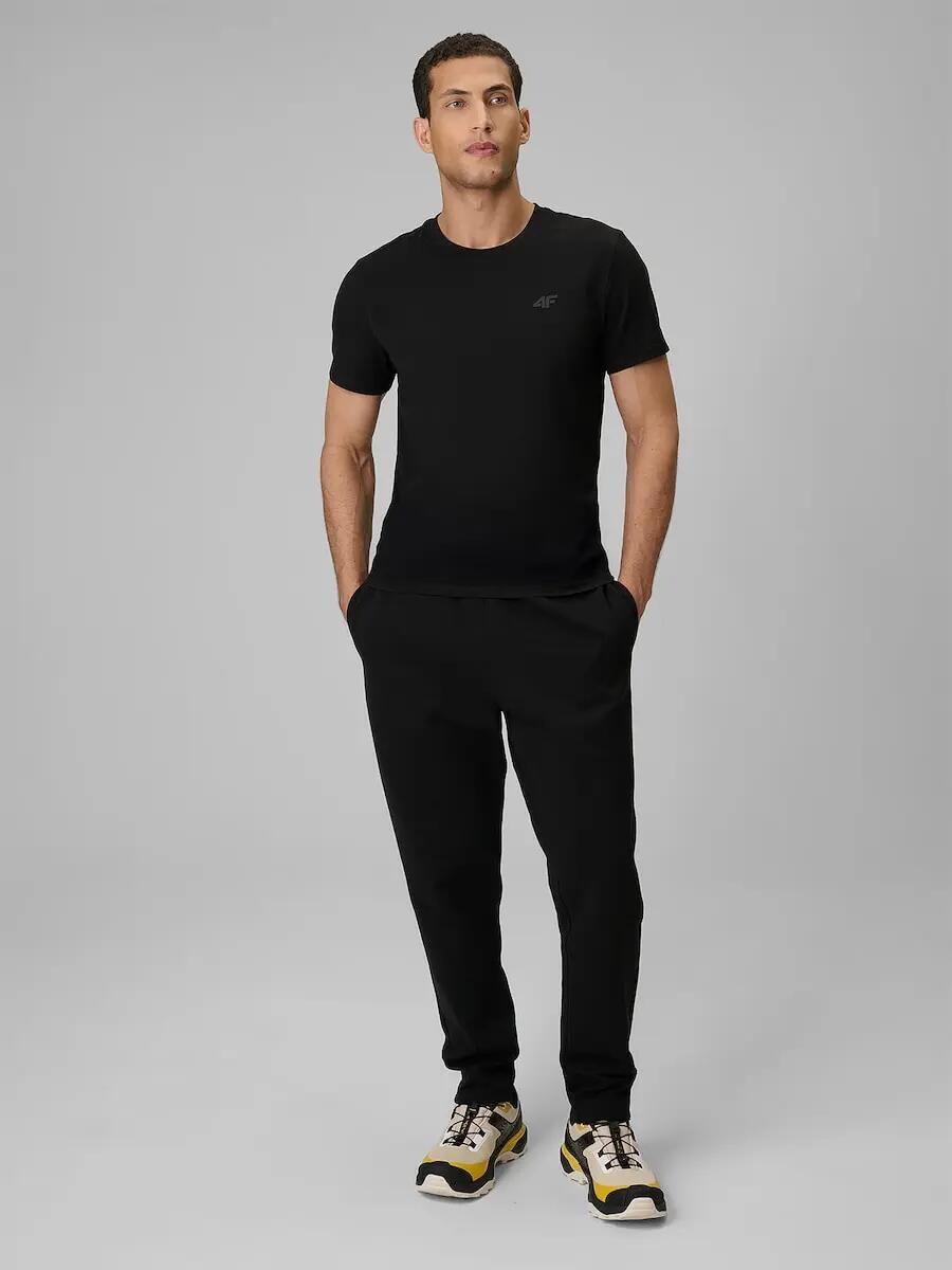 T-shirt slim gładki męski 4F 4/6
