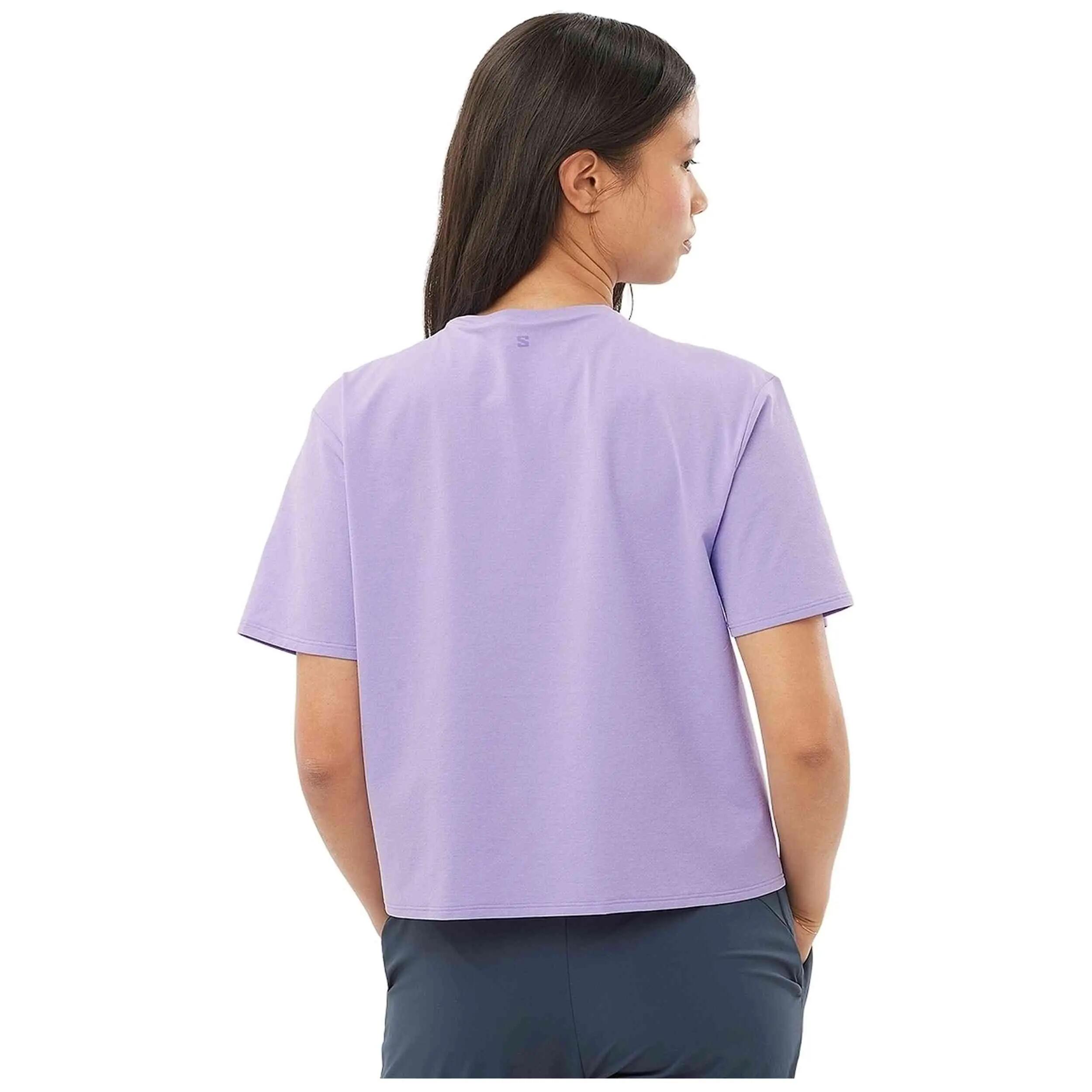 T-shirt Salomon modelo TRACKLINE para mulheres 2/3