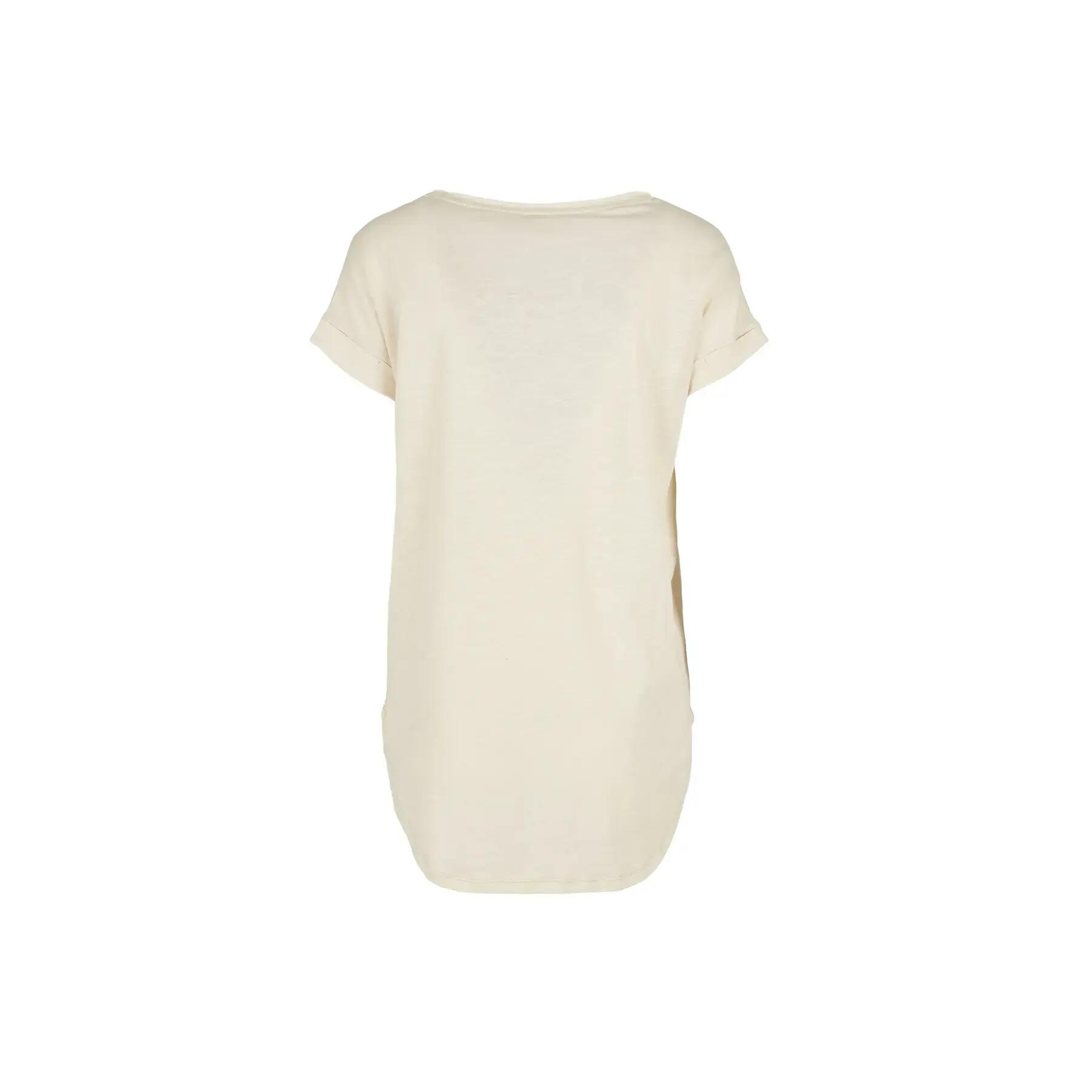 T-shirt damski Build Your Brand Long Slub 2/4