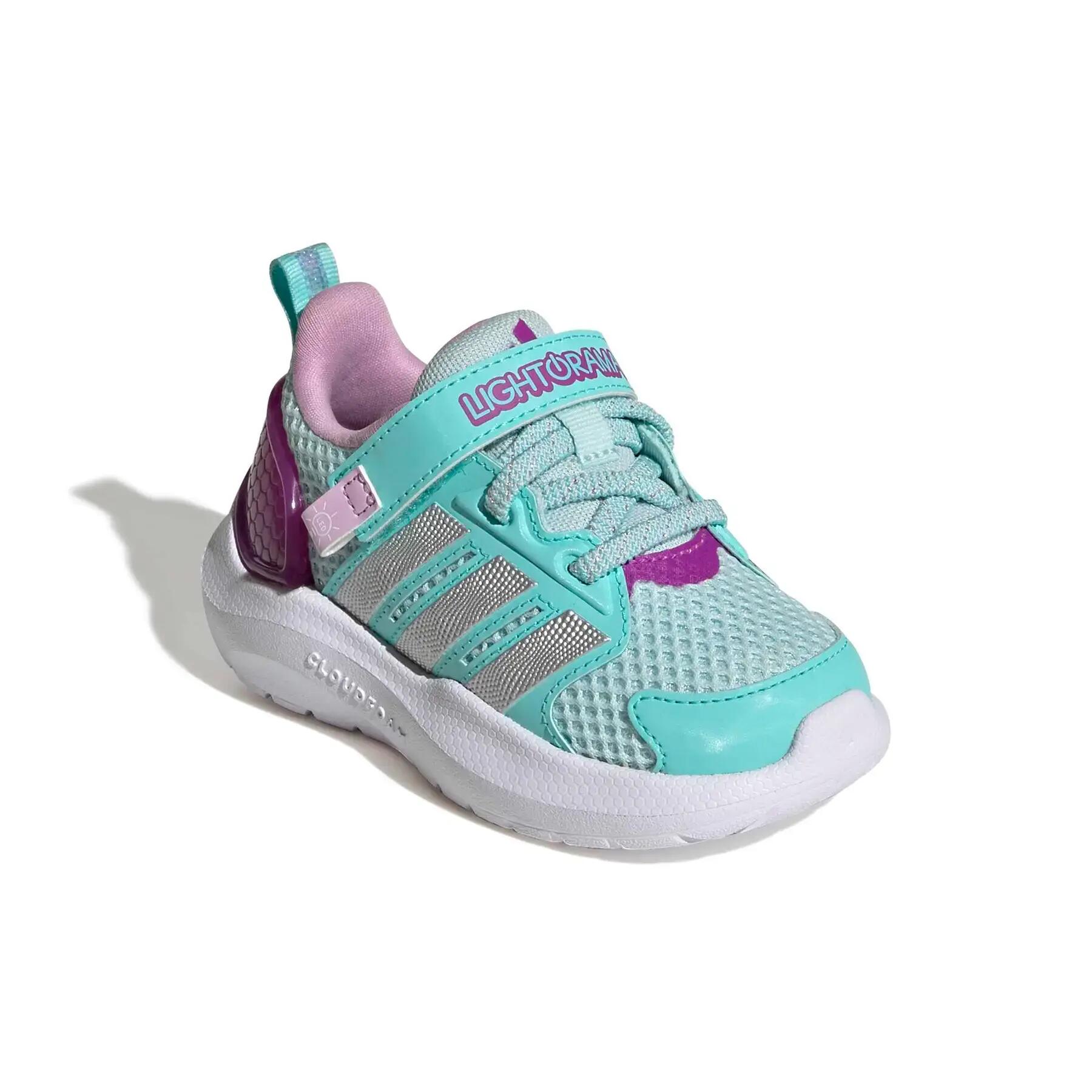 adidas LIGHTORAMA UNISEX - Training shoe - halo mint/silver-coloured metallic/flash aqua — photo 2