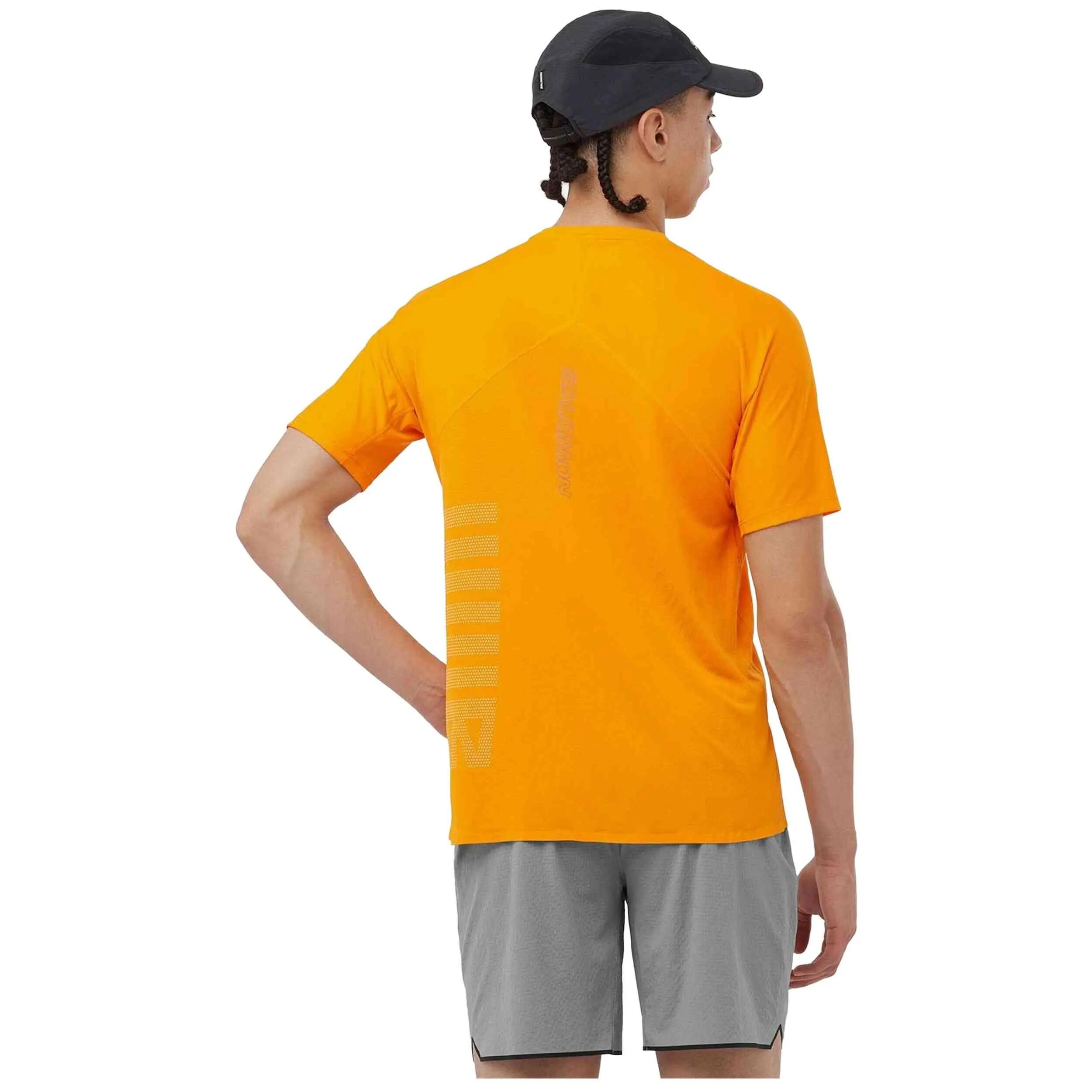 Kurzarmshirt Salomon Modell Sense Aero GFX für unisex 4/4
