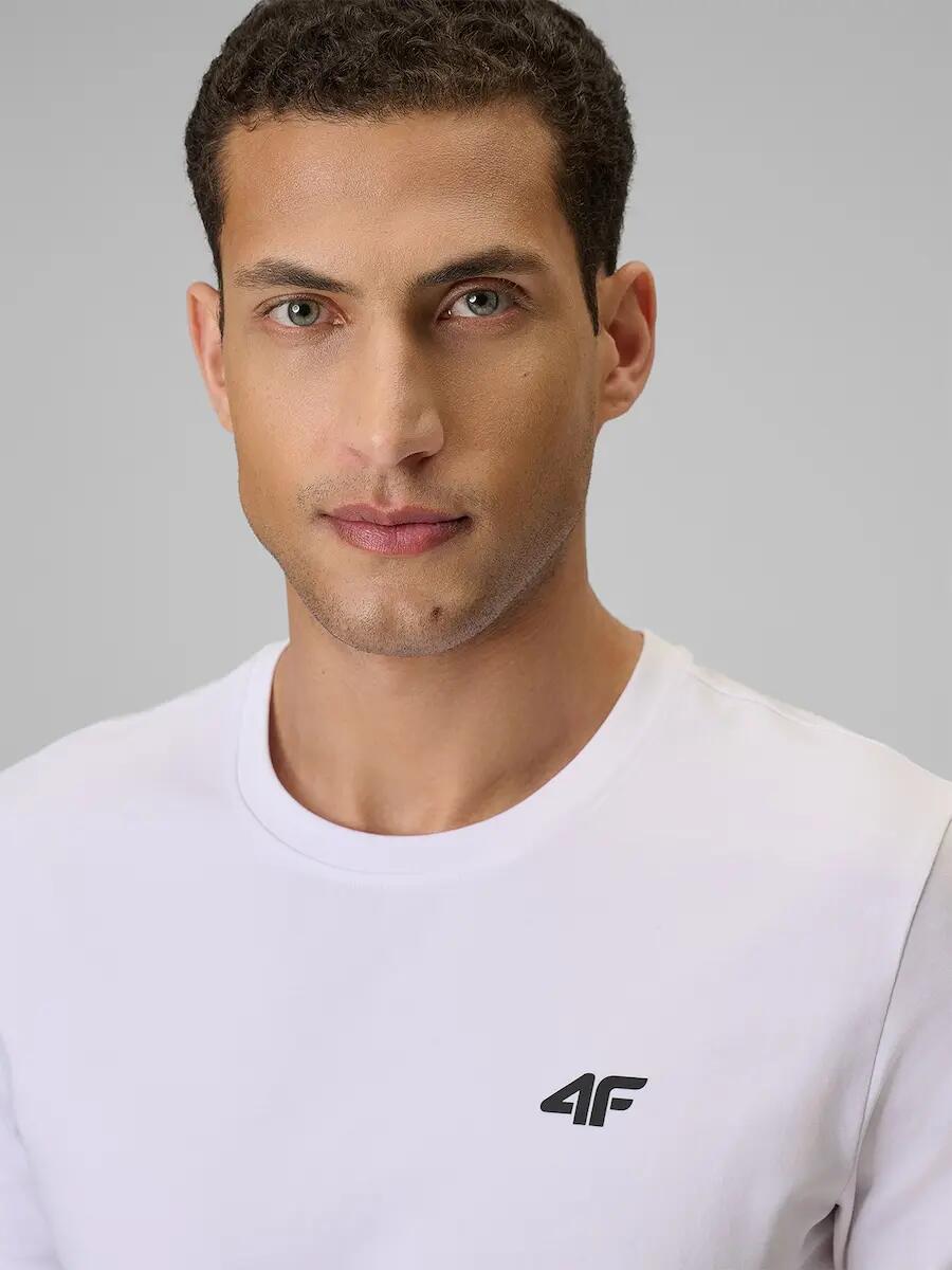 T-shirt slim gładki męski 4F 4/6