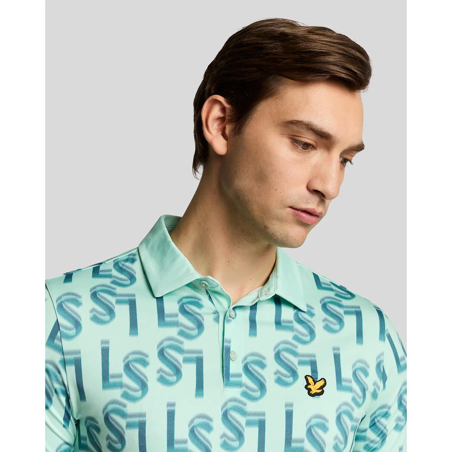 Polo imprimé Lyle & Scott Monogram 5/5