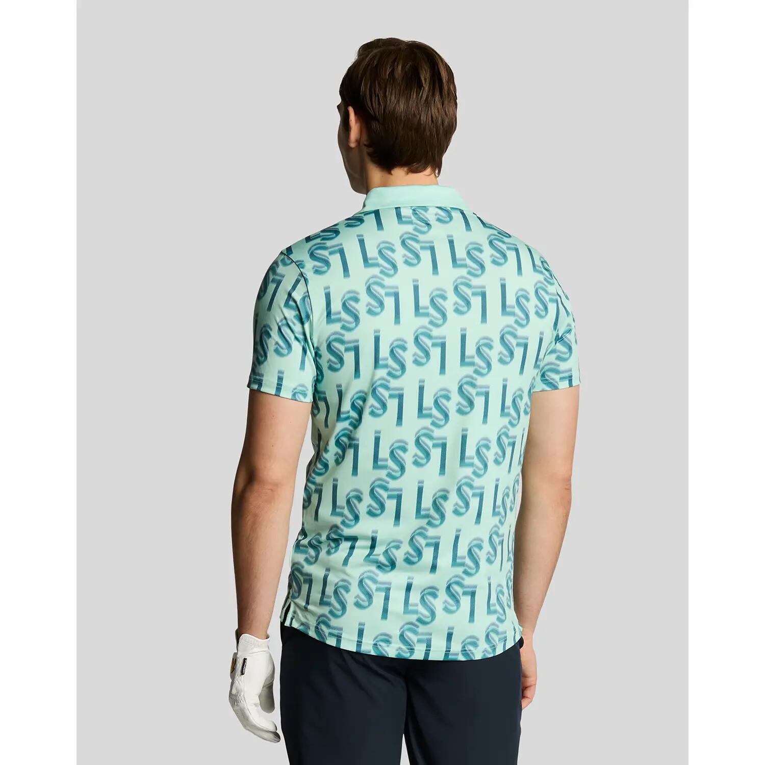 Polo imprimé Lyle & Scott Monogram 4/5