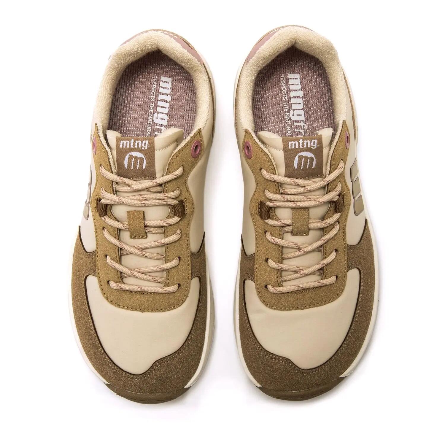 Zapatillas caminar Mujer barefoot MTNG Free apolo Beige 2/6