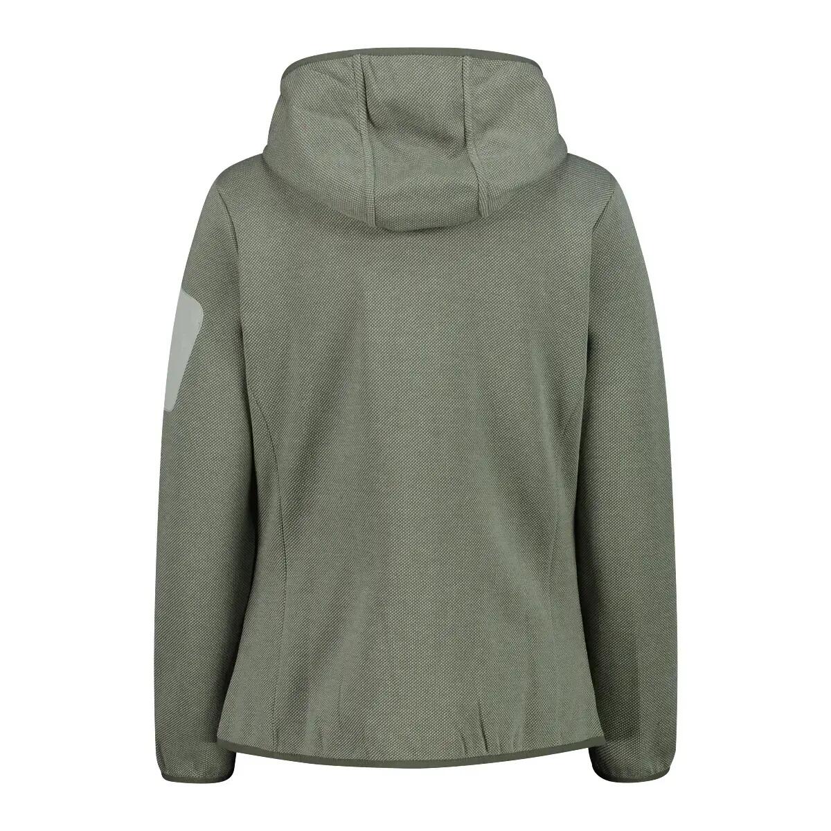 Damska bluza z kapturem z siateczkowymi wstawkami CMP Knit-Tech 2/3