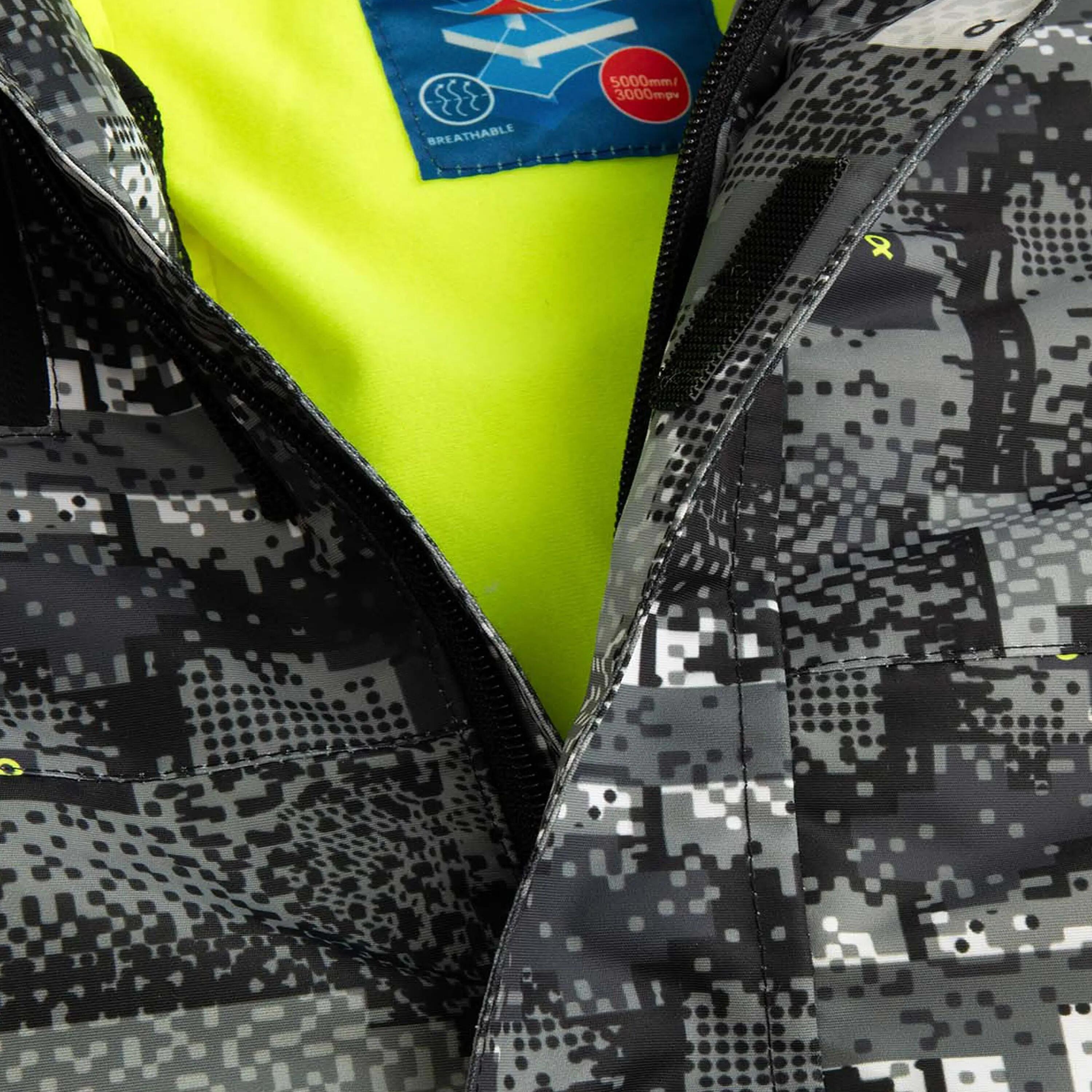 Kurtka narciarska chłopięca z membraną Thermotex Lemon Explore ZL6 5/7