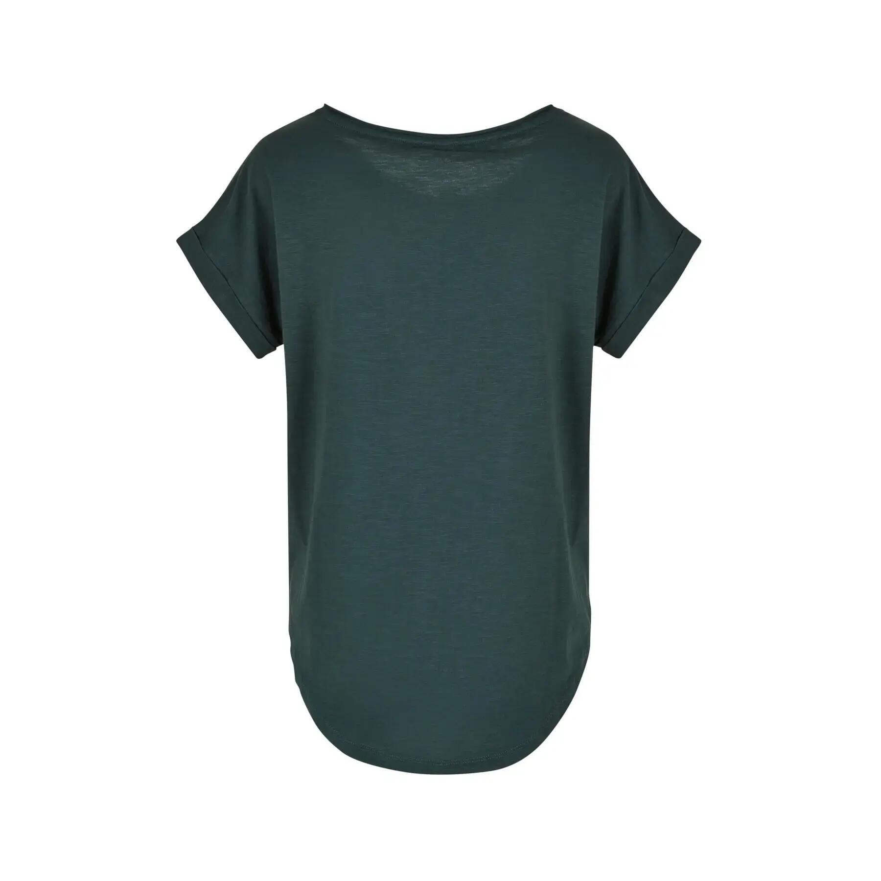 T-shirt dames Build Your Brand Long Slub 2/4