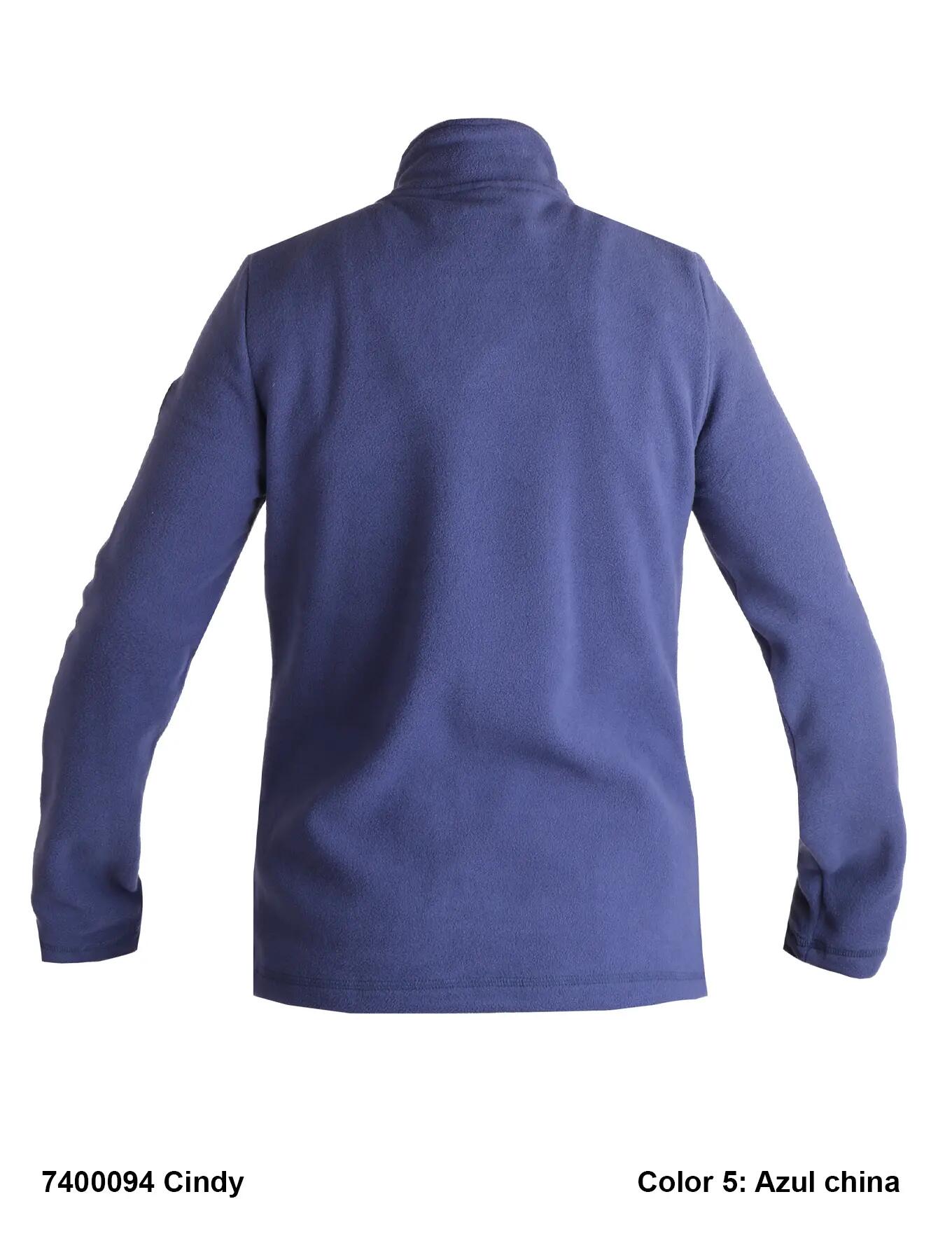 Camiseta micropolar - Senderismo - Mujer - Cindy - Azul 2/3