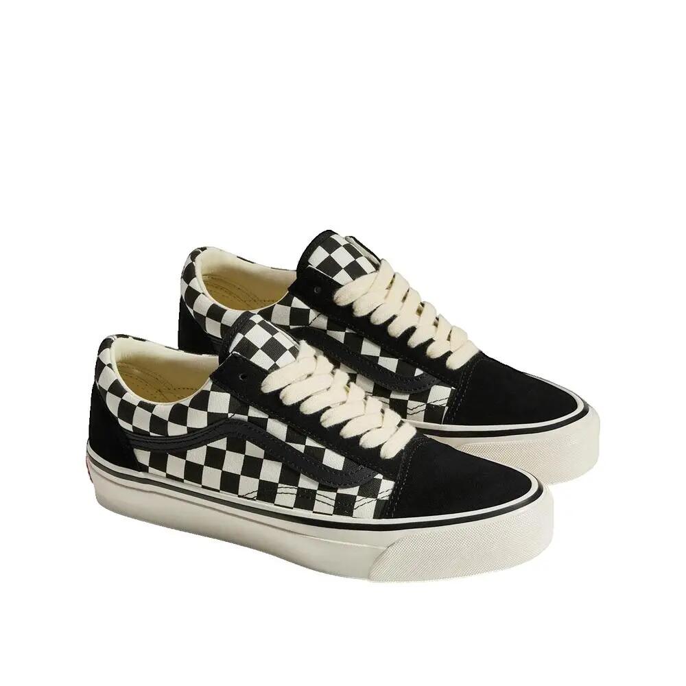 Schuhe Vans Old Skool Checkerboard Schwarz/Weiß 3/3