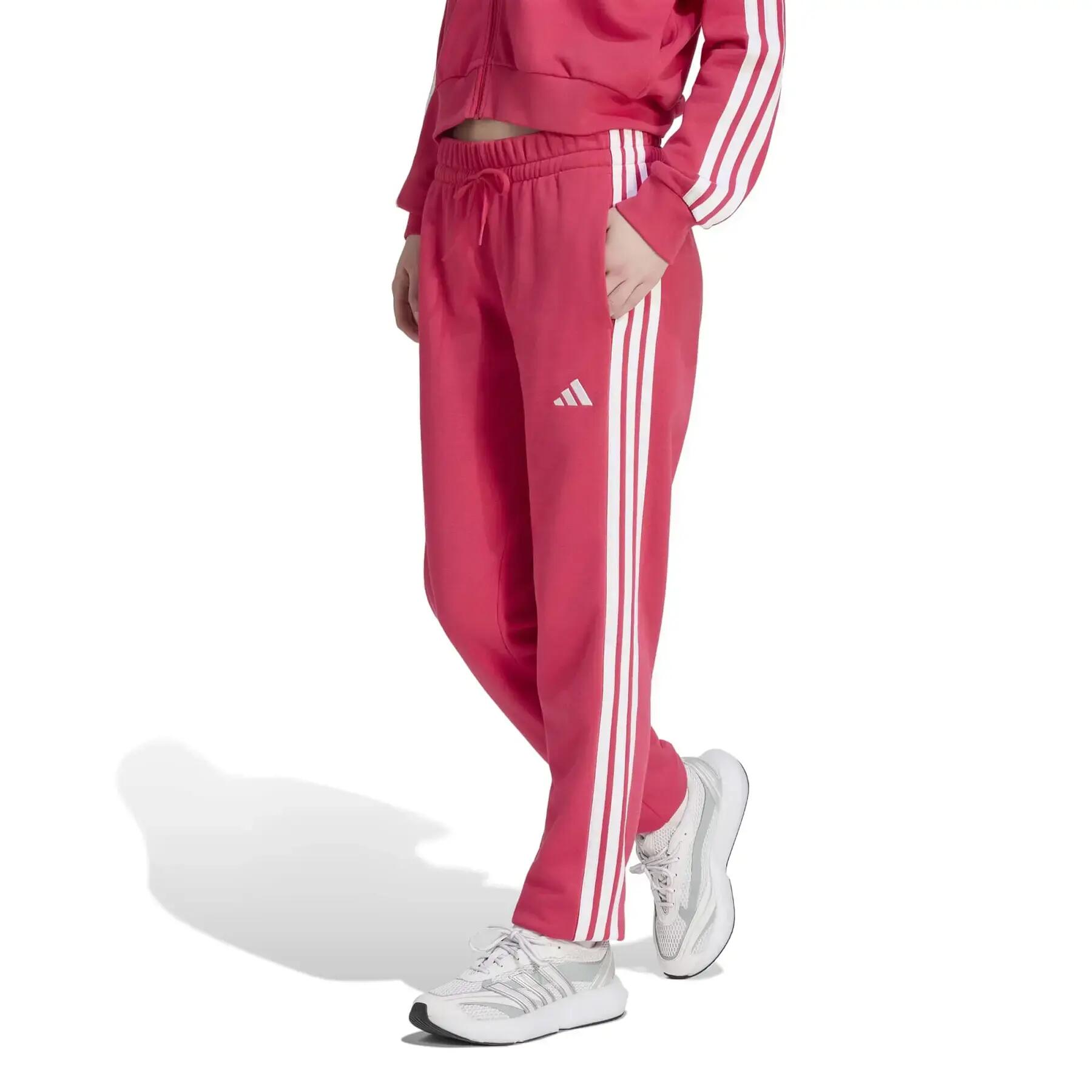 Calças de jogging para mulher adidas Essentials 3-Stripes Cuffed 2/6