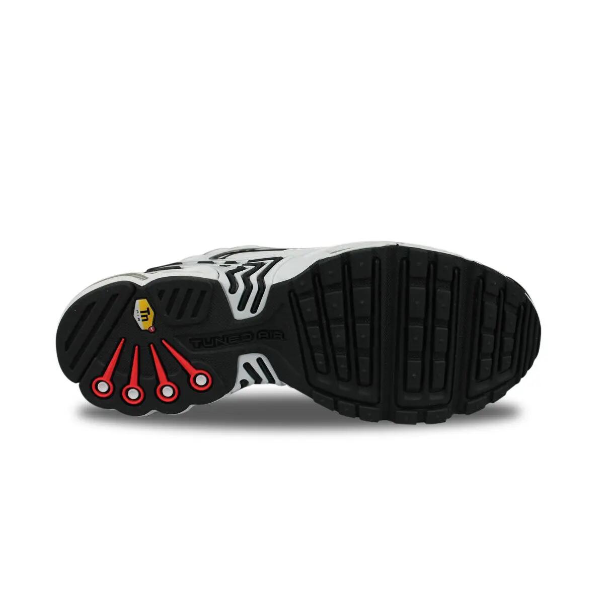 Buty Nike Air Max Plus 3 Skórzane Białe/Czarne 3/6
