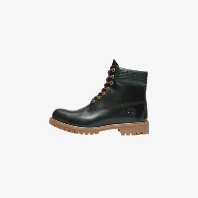Heren laarzen premium 6 inch lace waterproof boots in a dark green