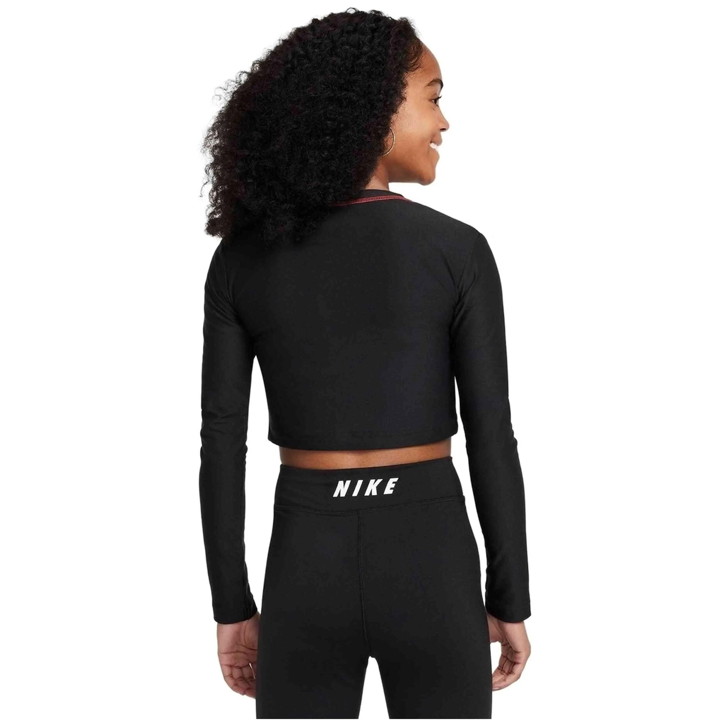 Camisola de manga comprida Nike modelo HF6114-010 para garotas 2/5