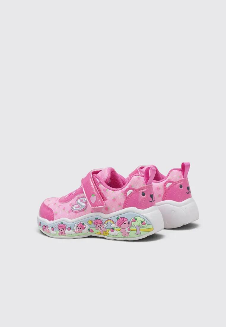 Baskets sport enfants - Profil bas, pois - Skechers PLAY SCENE - Rose 4/4