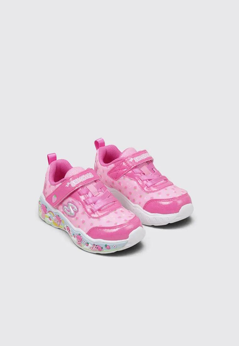 Baskets sport enfants - Profil bas, pois - Skechers PLAY SCENE - Rose 2/4