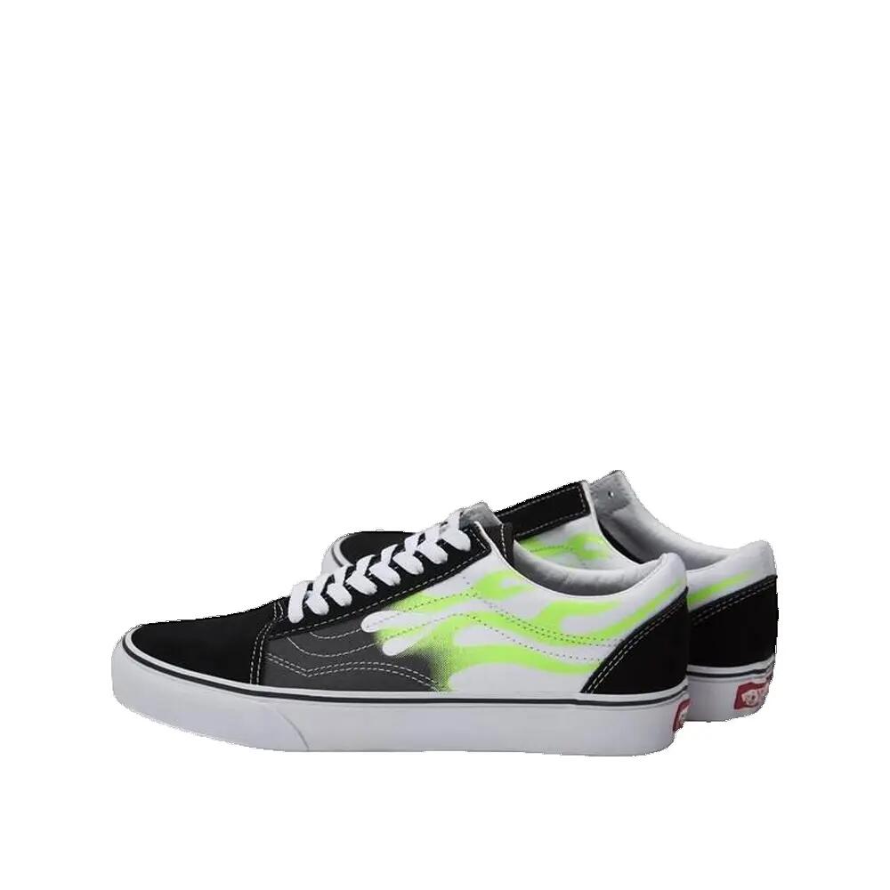 Chaussures Vans Old Skool Flames Noir/Blanc 2/3