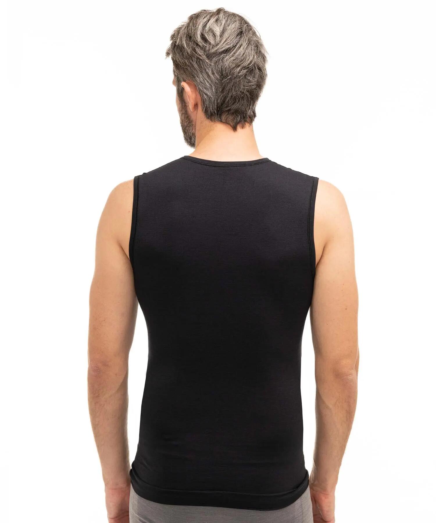 COMFORT WOOL Férfi merinó gyapjú ujjatlan trikó 2/4