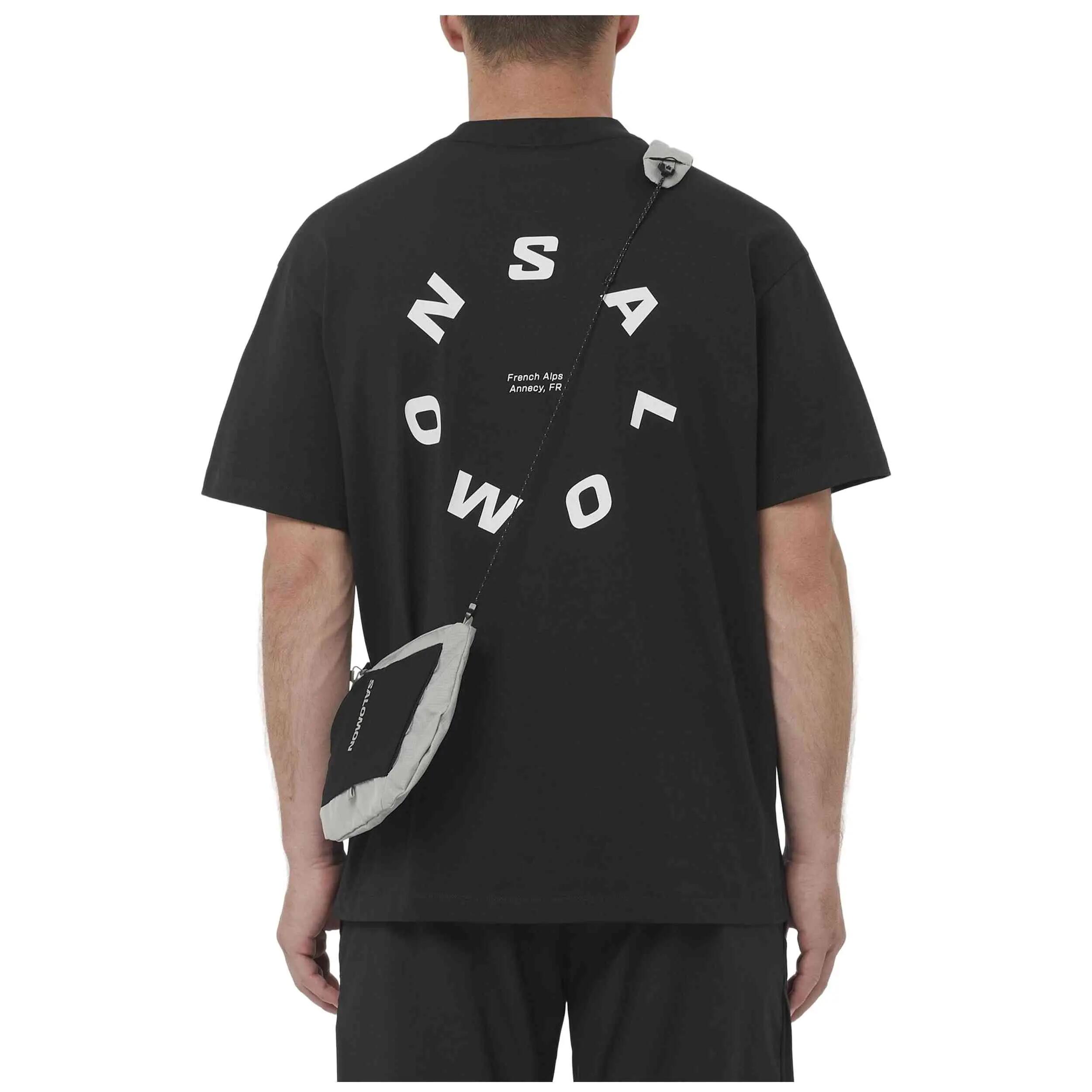 Kurzarmshirt Salomon Modell Round Logo Graphic für männer 3/4