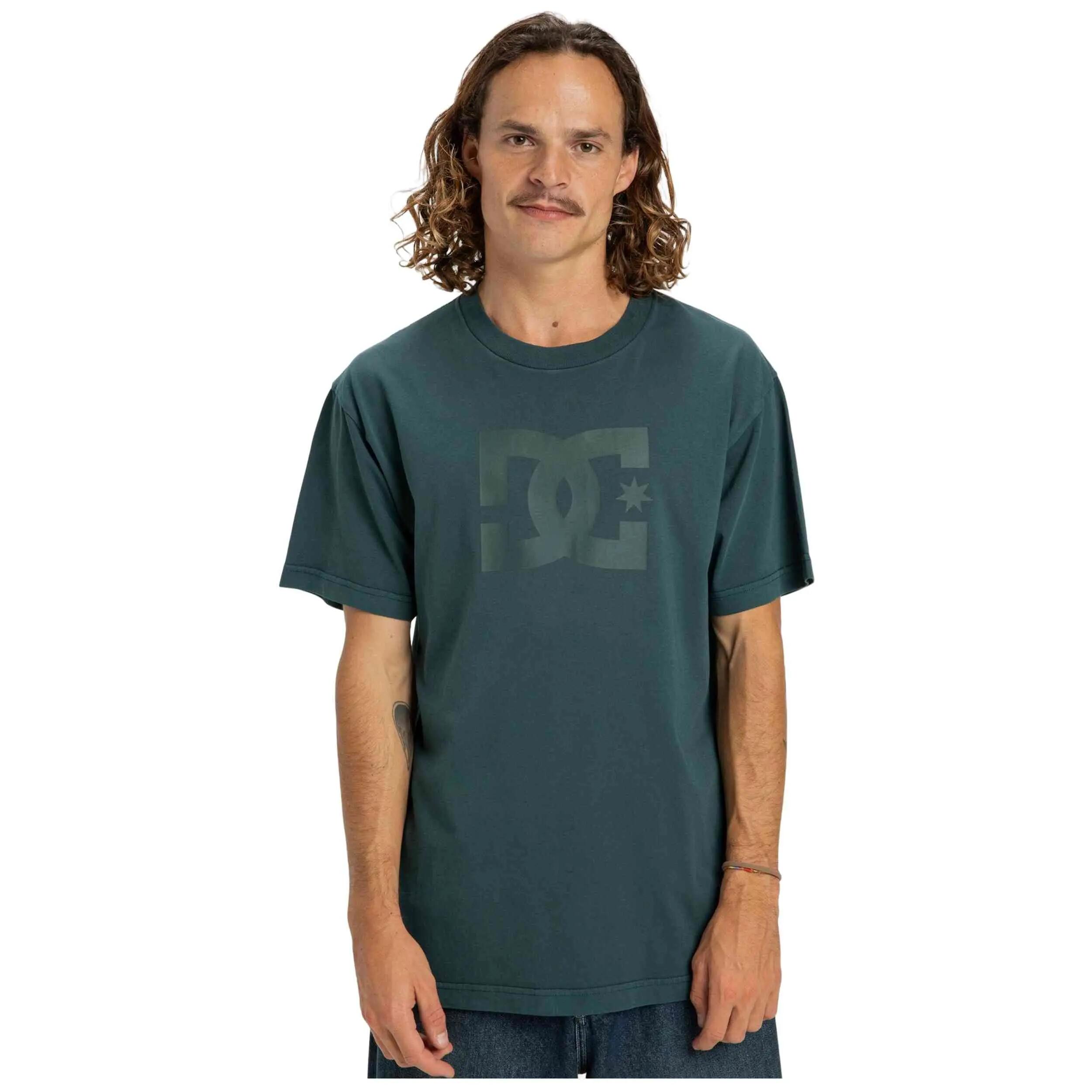 Maglia a maniche corte Dc Shoes modello Star Pigment Dye per unisex 3/5