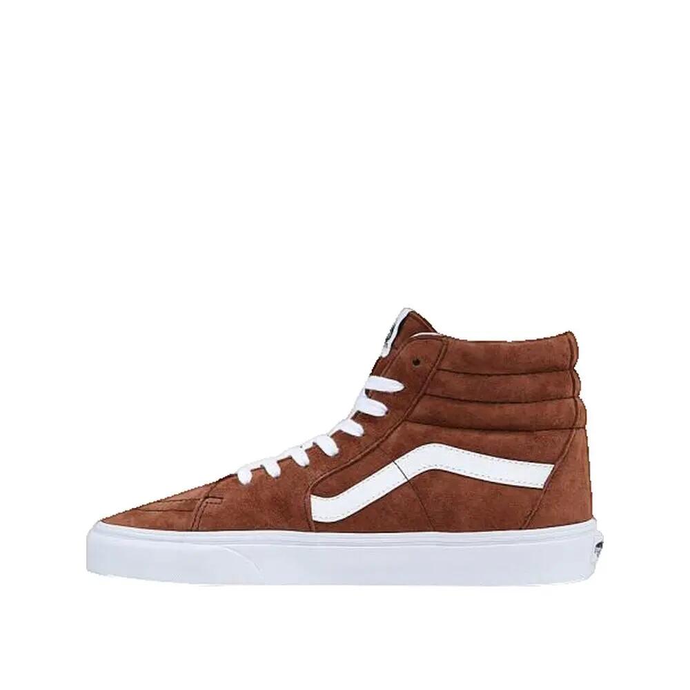 Vans Sk8-Hi Pig Suede in Tortoise Shell 2/3
