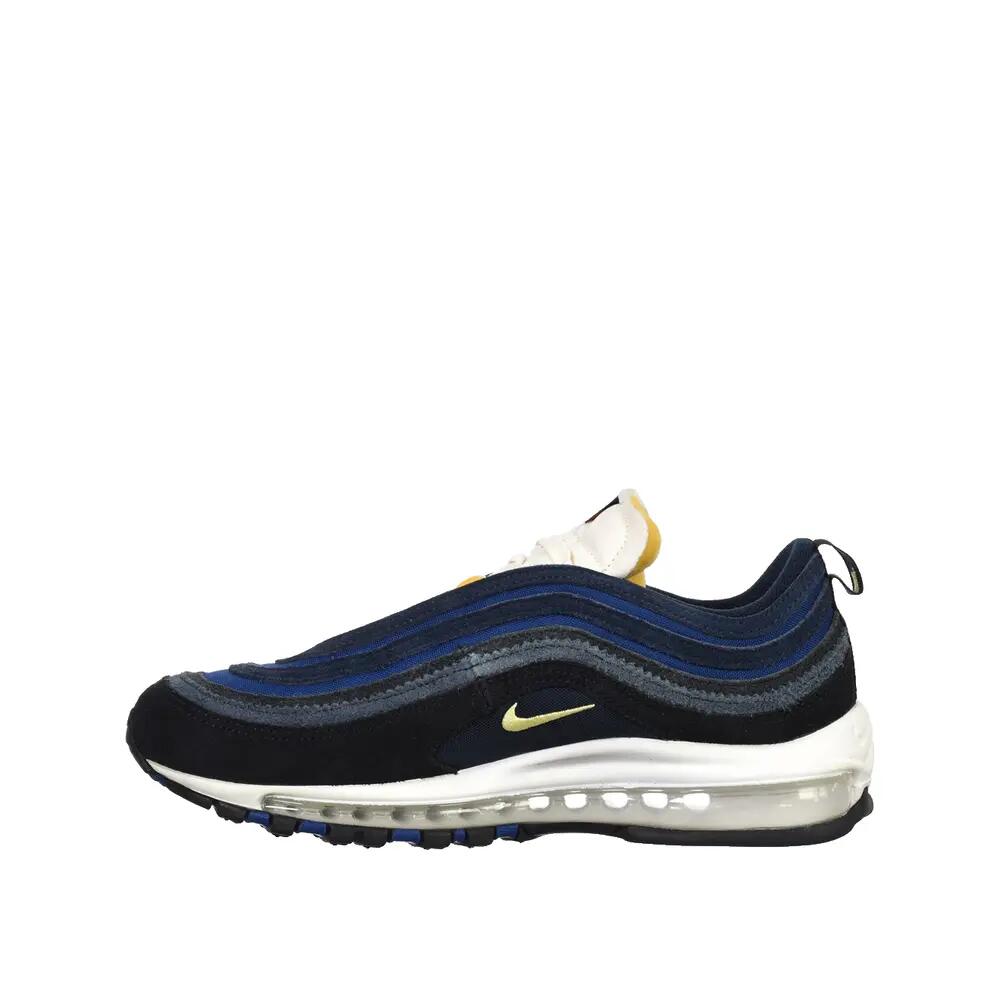 Chaussures Nike Air Max 97 SE Noir/Bleu/Blanc 3/4