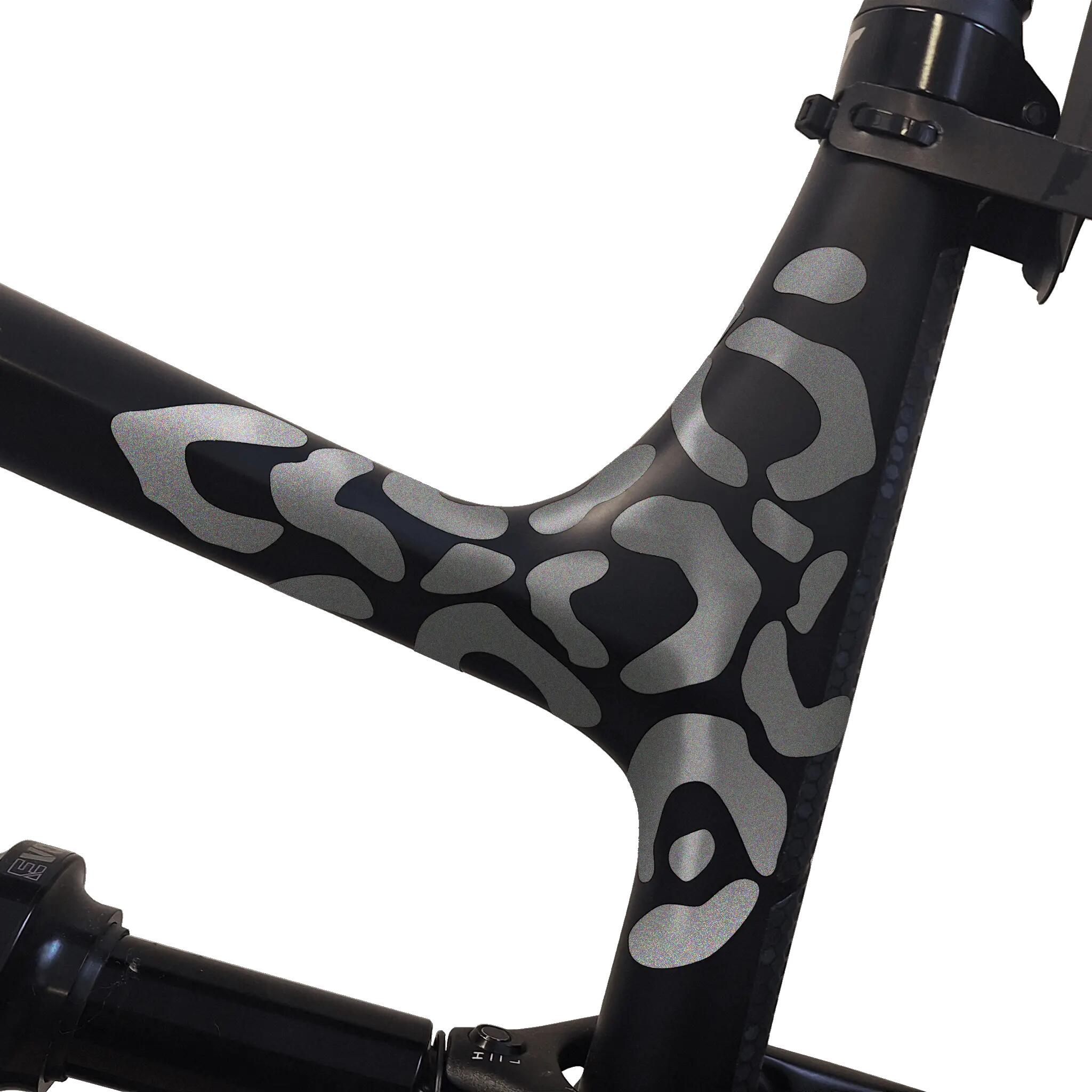 Fahrrad Leo Aufkleber Set, 20x15 cm, Sticker für Rahmen & Helm, wetterfest 3/3