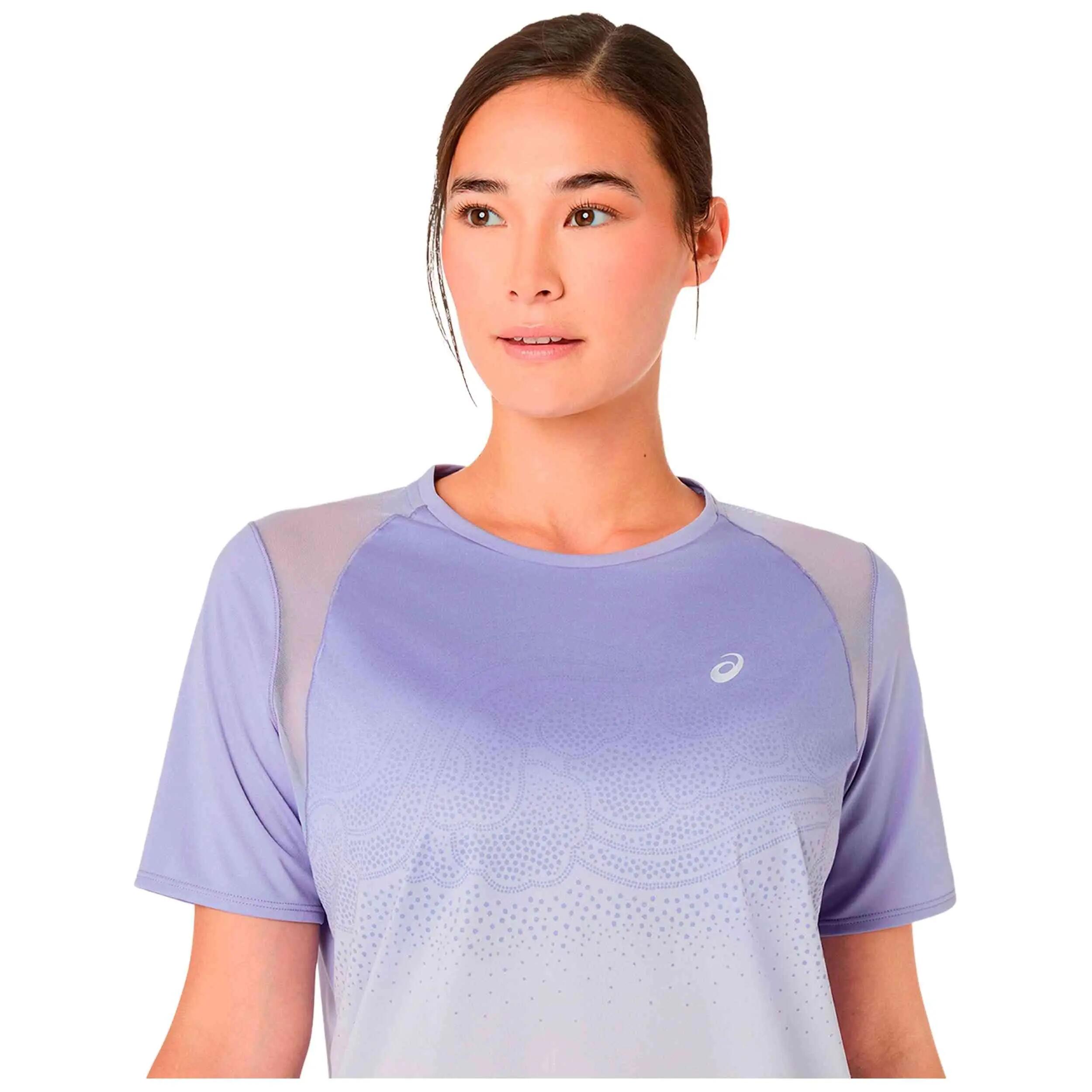 Camiseta de manga corta Asics modelo Road Fade para mujer 5/5