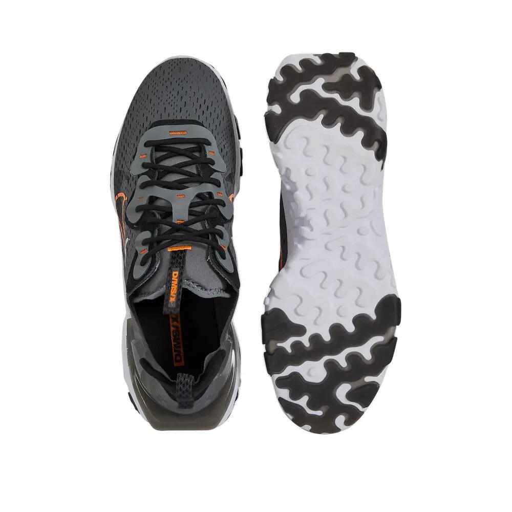 Scarpe Nike React Vision Grigio fumo/Nero/Arancio acceso 3/5