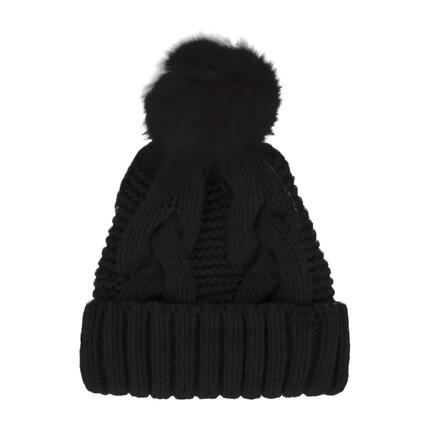 Bonnet d'hiver pour femme avec pompon