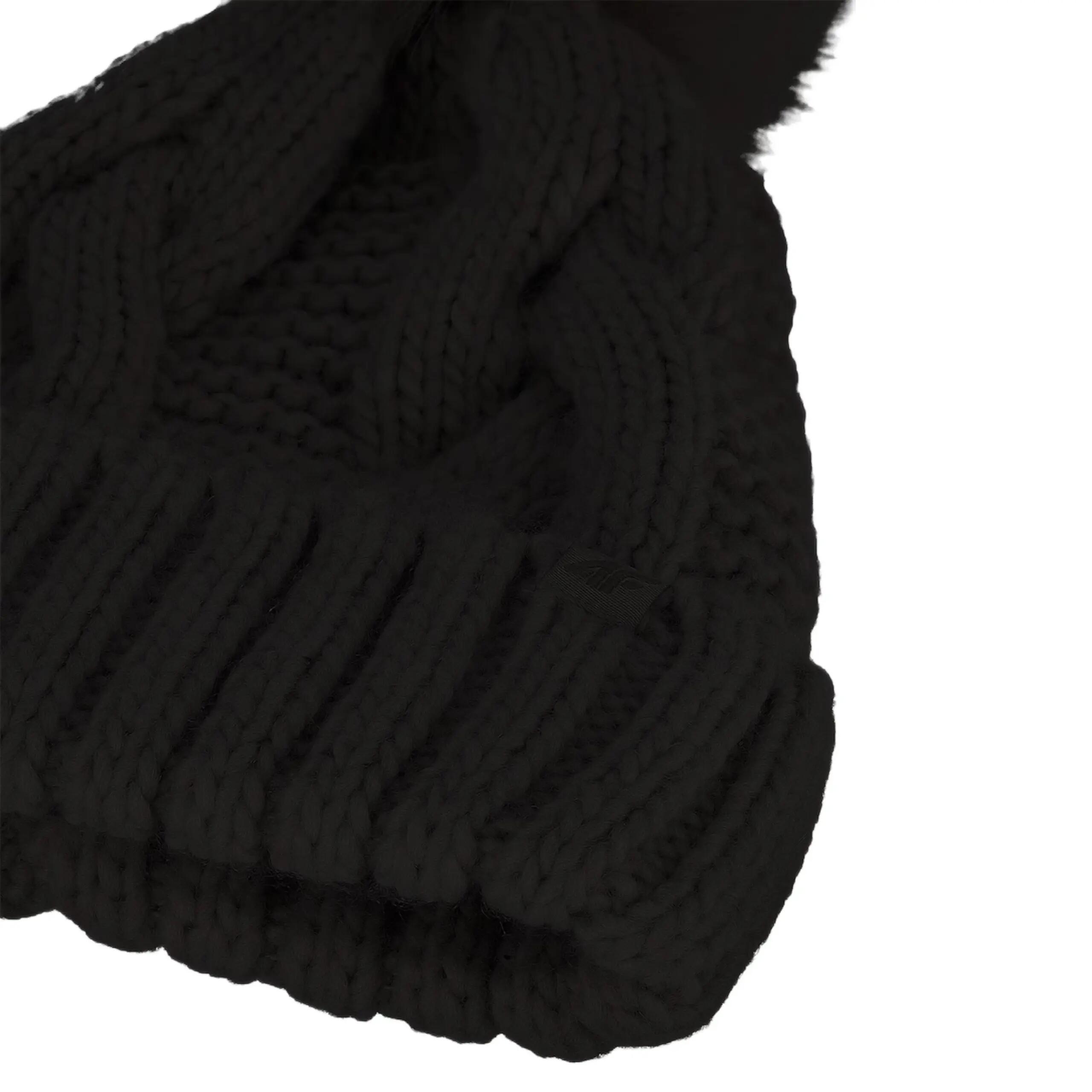 Bonnet d'hiver pour femme avec pompon 2/2