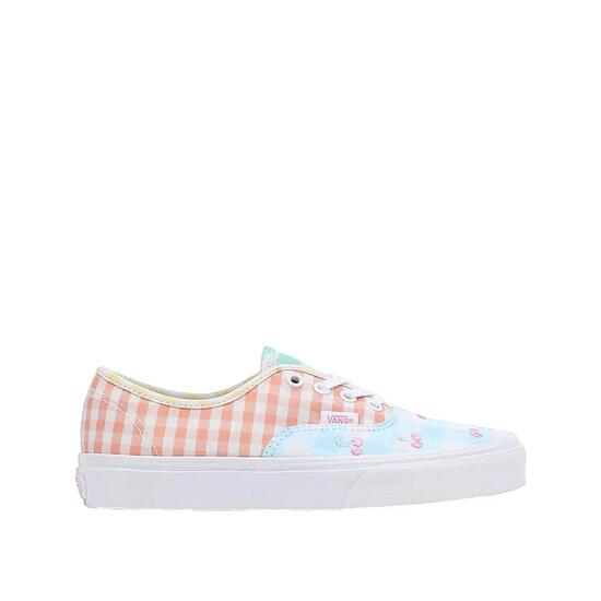 Zapatillas Vans Gingham Block Authentic Blancas